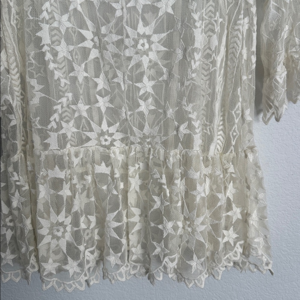 Jen's Pirate Booty lace star swim cover up P S - Picture 7 of 10